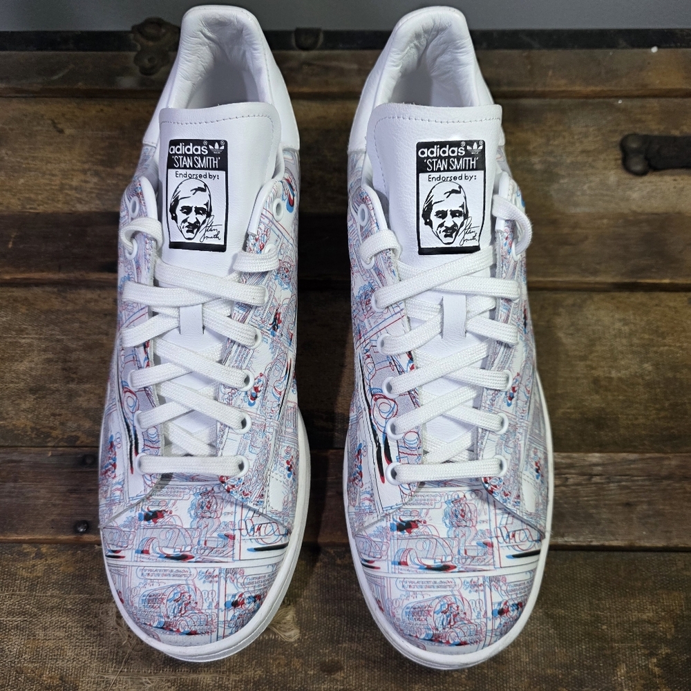 Adidas Stan Smith 3D Disney Mickey Mouse Comic Strip Sneakers. 13